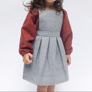 NWT Small Shop Chambrey Pinafore Size 2T